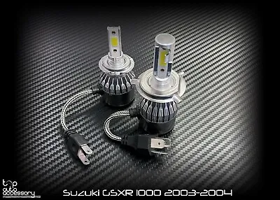 LED Kit H4 H7 Headlight Lights Bulbs Hyper HID For Suzuki GSXR 1000 2003-2004 • $59.95