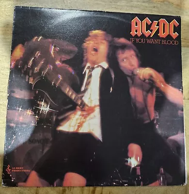 AC/DC Vinyl If You Want Blood First Press  • $50