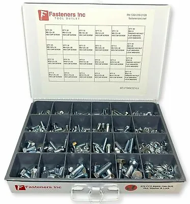 575 Piece Metric Bolt Kit Assortment M6-M12 Zinc Class 10.9 / Hardened Grade • $109.99