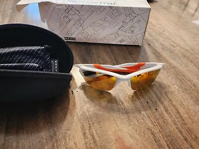 Oakley Half Jacket 2.0 Silver Orange/Fire Iridium New • $150