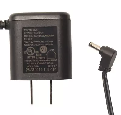 Vtech S003GU0600010 6.0V DC 100mA Power Adapter For AT&T Cordless Phone Handset • $14.99