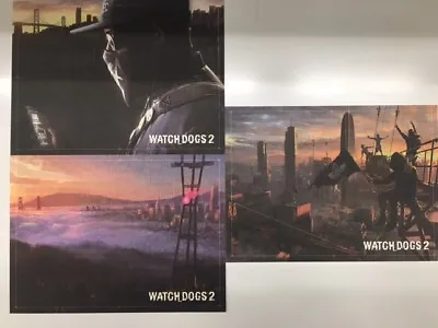 Watch Dogs 2 San Francisco Edition 3 X Postcards Cards Only New Original • $8.45
