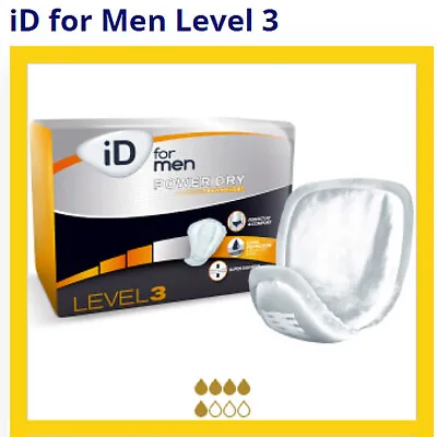 168pc (12x14) ID Men Pouch Incontinence Disposable Level 3 Adult Ultra Nappy SYD • $129.90