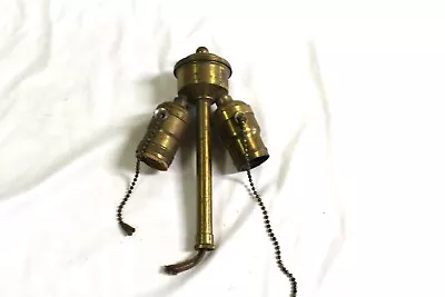 $22 • Buy Antique Double Socket Cluster Body,brass