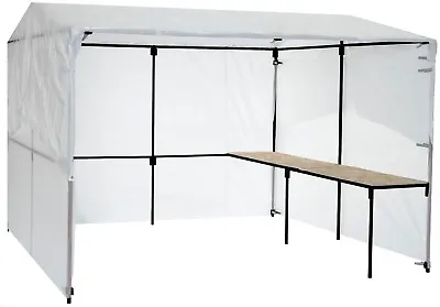Walk In With Side Table 4.3m X 4.3m (14' X 14') Market Stall Stand Starter Pack • £600.52