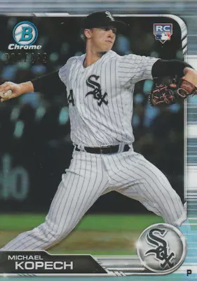 2019 Bowman Chrome Michael Kopech Refractor Rookie Card #d 380/499 #82 White Sox • $3.99