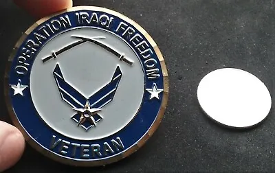 Airman First Class Veteran OIF Operation Iraq Freedom Air Force Challenge Coin • $9