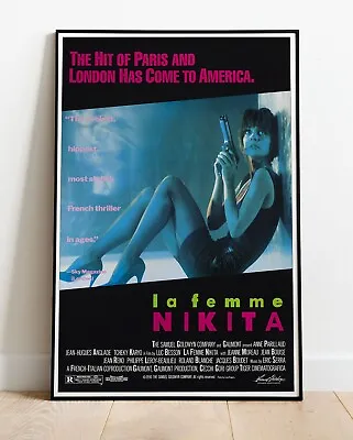 LA FEMME NIKITA Movie Film REPRO Poster 36'' By 24'' (similar To A1 ) • £11.99