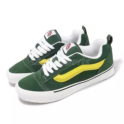 Vans Knu Skool Green Yellow Men Unisex LifeStyle Casual Shoes VN0009QCBGN • $195.80