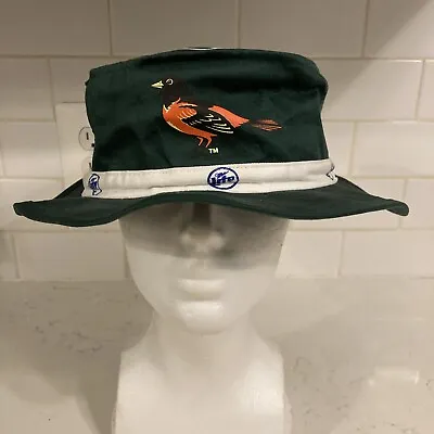 Vintage Baltimore Orioles Miller Lite Bucket Cap Hat MLB SGA Irish Green • $12.68