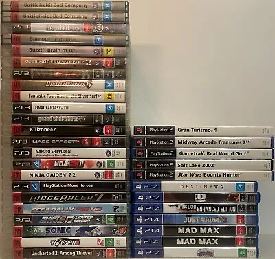 Ps2 - Ps3 - Ps4 Games *Choose Your Game* Free Postage • $9.95