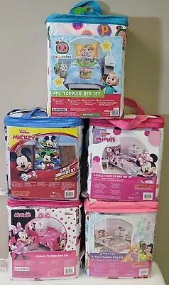 4-Piece Toddler Bedding Set - Cocomelon Disney Princess Mickey & Minnie • $19.98