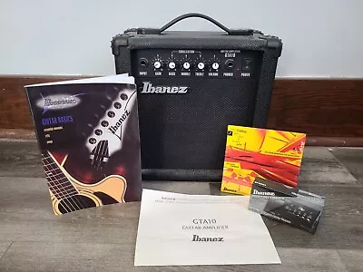 Ibanez GTA10 Amp W/ Digital Tuner Guitar Basics Book & DVD • $95