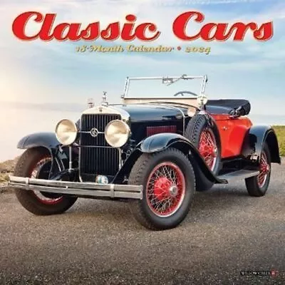 Classic Cars 2024 7 X 7 Mini Wall Calendar By Willow Creek Press 9781549236716 • £7