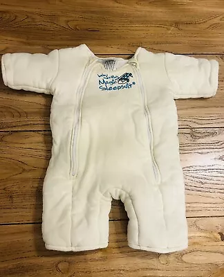 Cream Baby Merlin's Magic Sleepsuit Infant Size Large 6-9 Months • $24