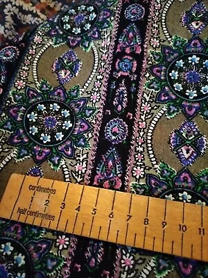 Vintage Fine Pure Wool Mix?? Fabric 142cm W X 356cm Collier Campbell Liberty • £49.99