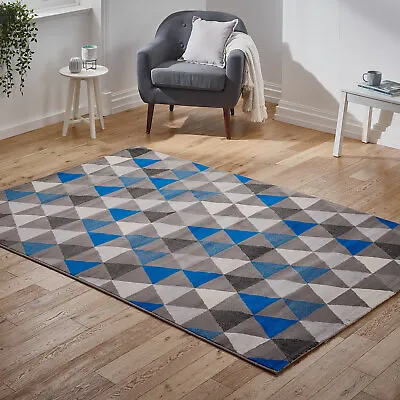 £19.49 • Buy Large Area Cheap Living Room Rugs Modern Floral Clearance Geometric Sale Runner