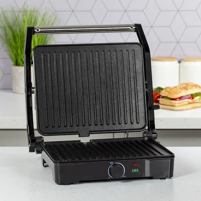 £34.95 • Buy Quest 2-in-1 Health Grill Panini Press Non-Stick Low Fat Grilling 2000W
