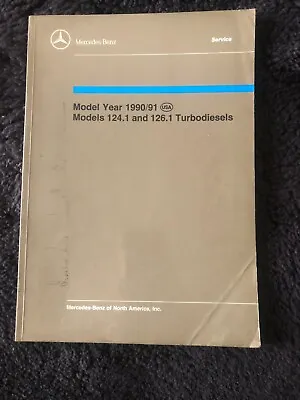 Mercedes-Benz 1990-91 124 126 300D 300SD Introduction To Service Manual OEM • $19.95