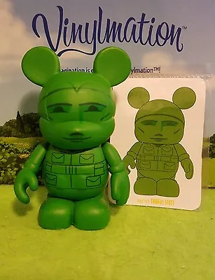 DISNEY VINYLMATION 3  Park Set 1 Toy Story Army Man Men Green With Card  • $5.99