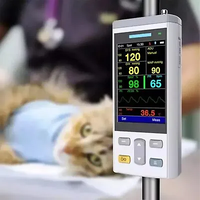 Dog/Cat Pulse Oximeter Tongue/Ear Blood Oxygen Meter Veterinary SpO2 PR Monitor • $362.59