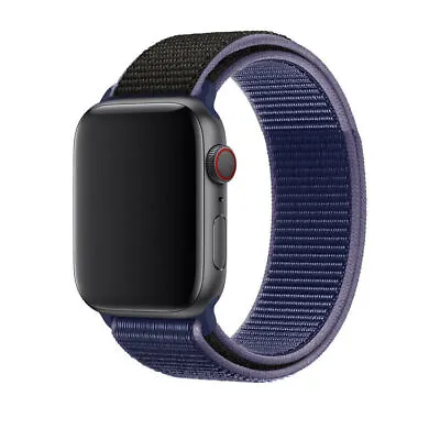 $4.39 • Buy For Apple Watch Sport Nylon Band Strap 38/40/42/49mm IWatch Series 9 8 7 6 5 SE