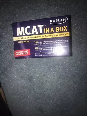 Kaplan Test Prep Ser.: MCAT In A Box By Kaplan And Kaplan Publishing Staff... • $20