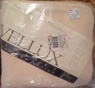 Vellux Plush Blanket Queen Size Brand New In Unopened Package Camel Color • $49.95