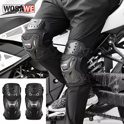 WOSAWE Adult Motorcycle Knee Protectors Motocross Enduro Knee Protection Guard • $30.28