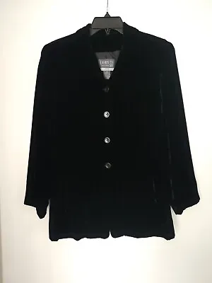 Lafayette 148 New York Velvet Jacket/blazer Size 10 Petite • £42.42