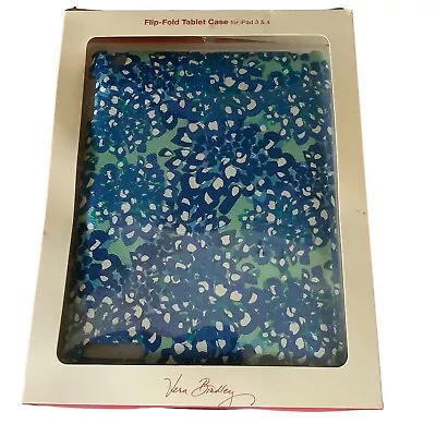 Vera Bradley Flip-Fold Tablet Case For IPad 3 & 4 Blooms Blue • $12.90