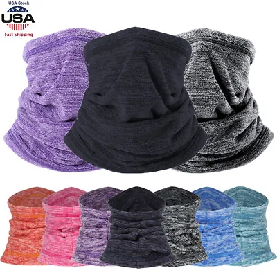 Winter Thermal Neck Warmer Gaiter Ski Face Mask For Cold Weather Outdoor Sports • $5.99