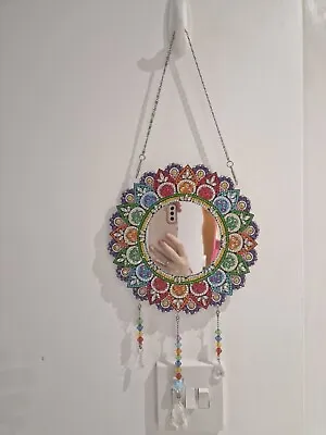 Handmade Mandala Style Mirror • £17