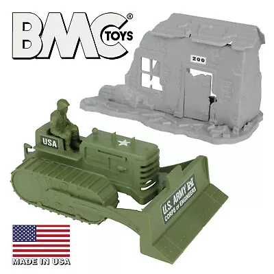 BMC Recast IDEAL Army CORPS OF ENGINEERS Bulldozer & Marx Exploding Building USA • $15.80