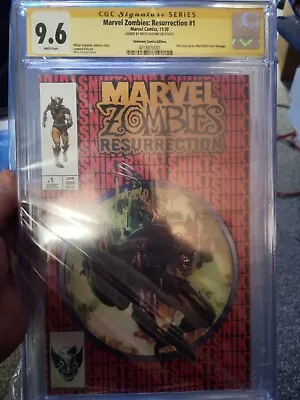 Marvel Zombies Resurrection #1 Cgc Ss 9.6 Mico Suayan Trade Spiderman 300 • $115