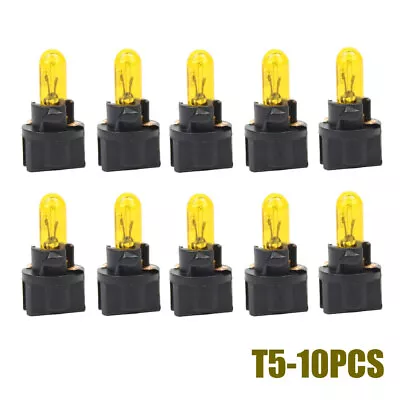 10pcs T5 SMD LED Car Dashboard Instrument Gauge Dash Interior Light Bulbs DC12V • $9.54