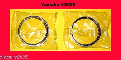 Yamaha XS650 Piston Ring Set X2  447-11610-00 1974 1975 1976 1977 - 1984 650 • $29.99