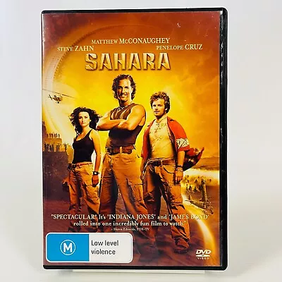 Sahara (DVD 2005) Matthew McConaughey Action Region 4 • $11