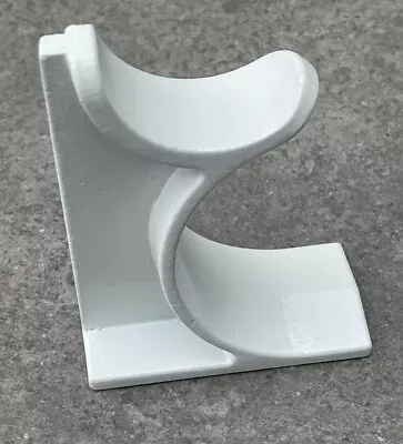 Universal Column Radiator Support Feet X 2 White Traditional Foot 129mm. • £17.99