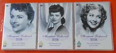 3x Margaret Lockwood Dvd's (6 Films) The Lady Vanishes Bank Holiday Wicked Lady • £9.97