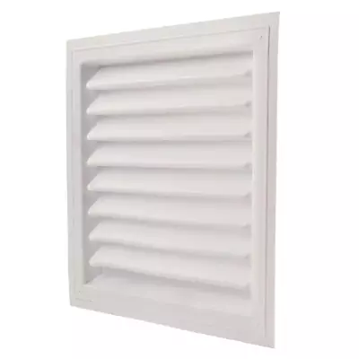 Wall Louver Static Vent Thermoformed Plastic18inx24in Sleek Design Intake Exhaus • $25.90