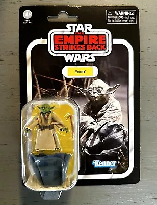 Star Wars Hasbro 3 3/4  Vintage Collection The Empire Strikes Back Yoda VC218 • $10.99