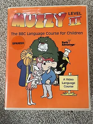 MUZZY LEVEL 2 SPANISH The BBC Language Course For Children VHS/Tape/CD • $9.99