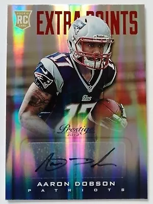 2013 Panini Prestige Aaron Dobson RC Extra Points Auto No.201 • $5