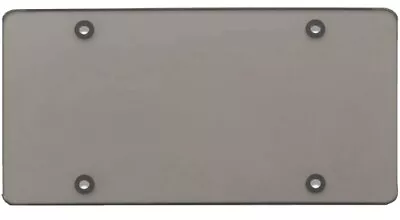 $7.95 • Buy 1 Smoke Flat License Plate Cover Bug Shield Tinted Plastic Tag Protector