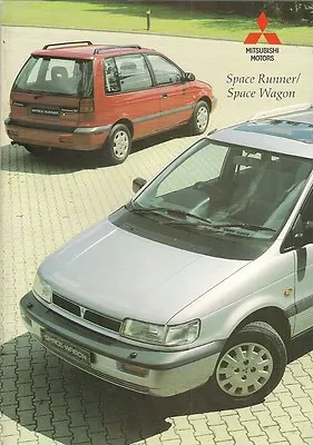 Mitsubishi Space Runner & Space Wagon 1993-94 UK Market Sales Brochure • $24