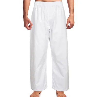 Karate Pants Karate Trouser 7.5oz/8oz Adults Unisex Martial Arts Aikido Pants • $19.50