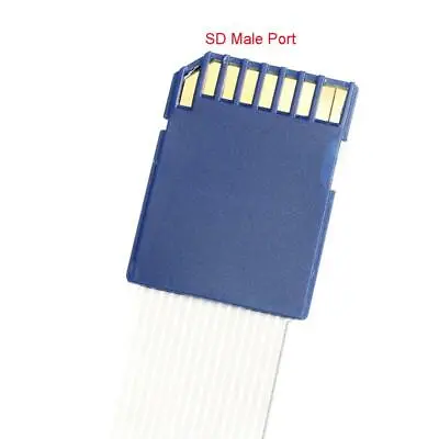 £4.44 • Buy SD SDHC SDXC Card Male To Female Flexible Extension Adapter Cable 48cm / 60cm