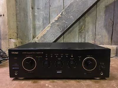 Teac A-R600 Integrated Stereo Amplifer Aux/CD/Tape/Phono Black Works No Remote • £160