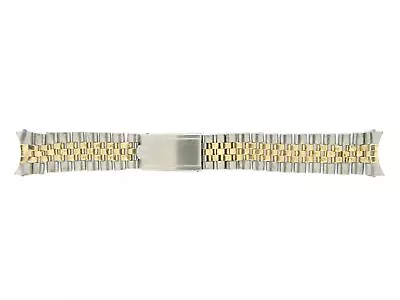 Men Vintage Rolex 2tone 14k Yellow Gold/Stainless Steel Folded Link Jubilee Band • $1999.98